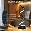 Modern Creative Spiral Table Lamp 3 Colors Dimmable USB LED Night Light for Living Room Office Bar Bedroom Decoration Lighting