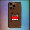 Cute Domo-kun Phone Case For iPhone 16,15,14,13,12,11,Pro,X,XS,Max,XR,Plus,Mini Soft Black Cover