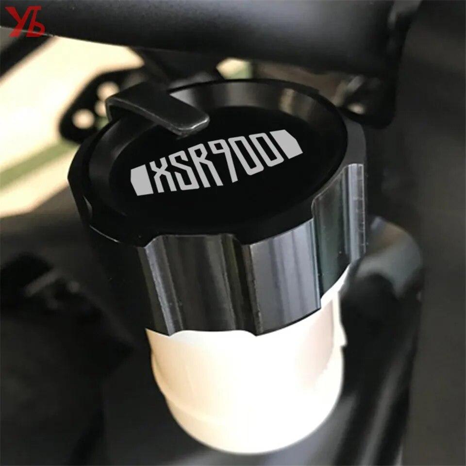 For Yamaha XSR900 XSR700 XSR 900 700 2014- Motorcycle CNC Front Rear Brake Fluid Reservoir Cover Engine Oil Filler Cap
