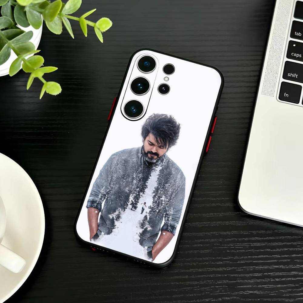 

I-ThalaPathy V-Vijay Actor Phone Case For Samsung S26,S25,S24,S23,S22,S21,S20,Plus,Fe,Lite,Others Black Cover Samsung S23ULTRA5G