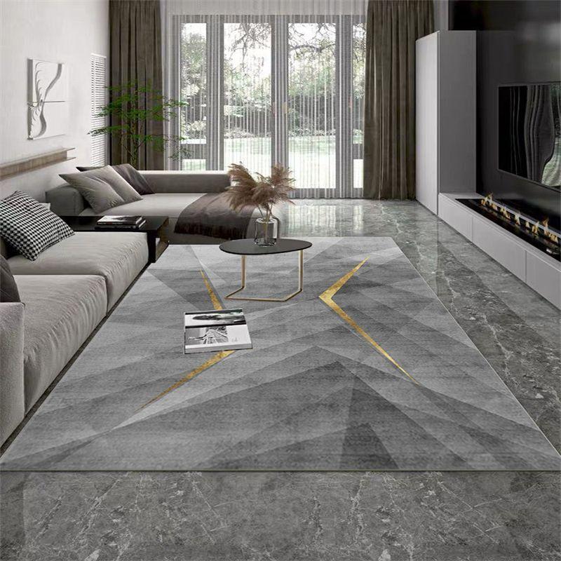 Antiskid Carpet Living Room Modern Simple Style Entrance Door Mat Easy Cleaning Soft Office Lounge Rug Big Size Customizable