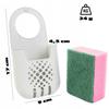 KADAX Kitchen Organizer for Sponge Holder for Sink with Sponge Utensil Holder