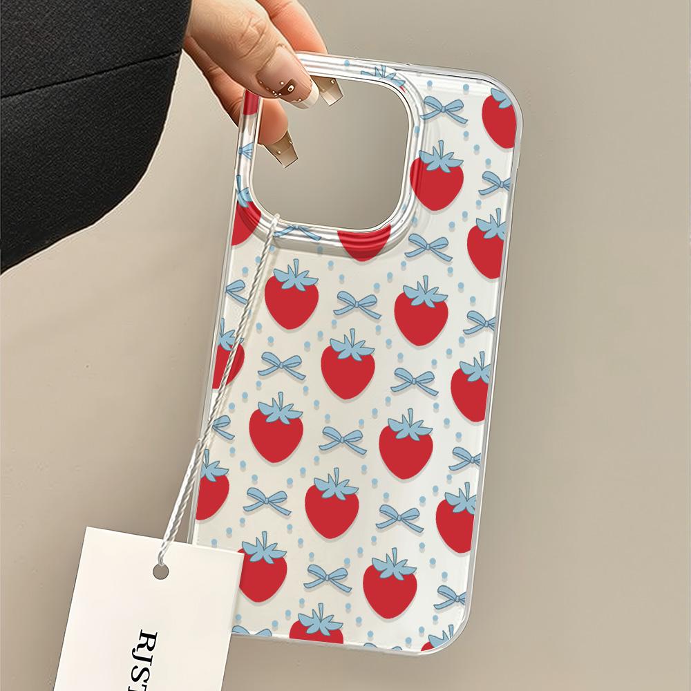 Painted Phone Case for iPhone 12 13 15 16 iPhone 16 12 13 14 15 Pro  14 15 16 Pro Max Coverage Shockproof Anti-Fingerprint Fresh Style Protective Case