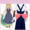 Ideal Gift For Fans Miss Kobayashi's Dragon Maid Tooru Maid Dress Outfit Cosplay Costume Full Set