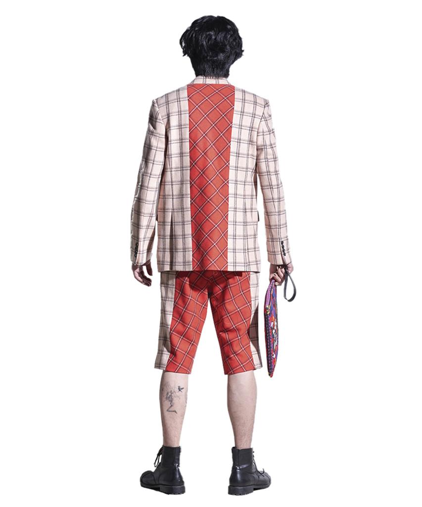 GREEDILOUS Check Combination Pants