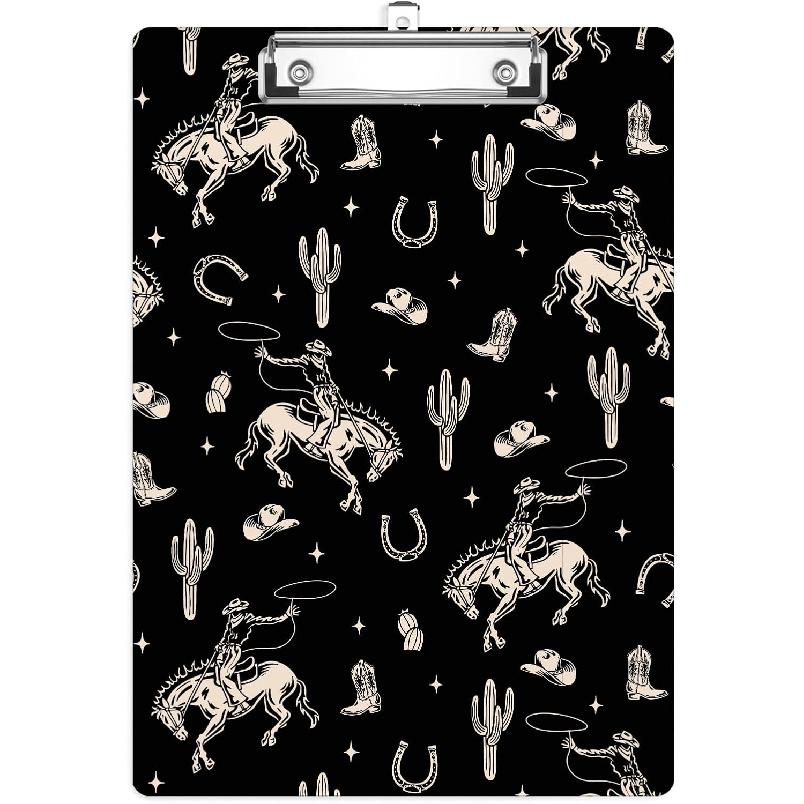 Leaves and Rainbow Plastic Clipboards,Cute Fashion Clipboard Decorative 8.5" x 12.5"Standard A4 Size Clipboards,Acrylic Clipboard for Teacher,Social