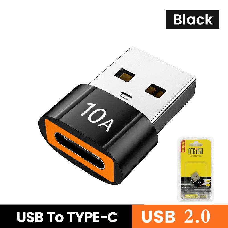 USB To Type-C OTG Adapter for Charging, Data, and Audio - Compatible with Apple 15, Huawei, OPPO