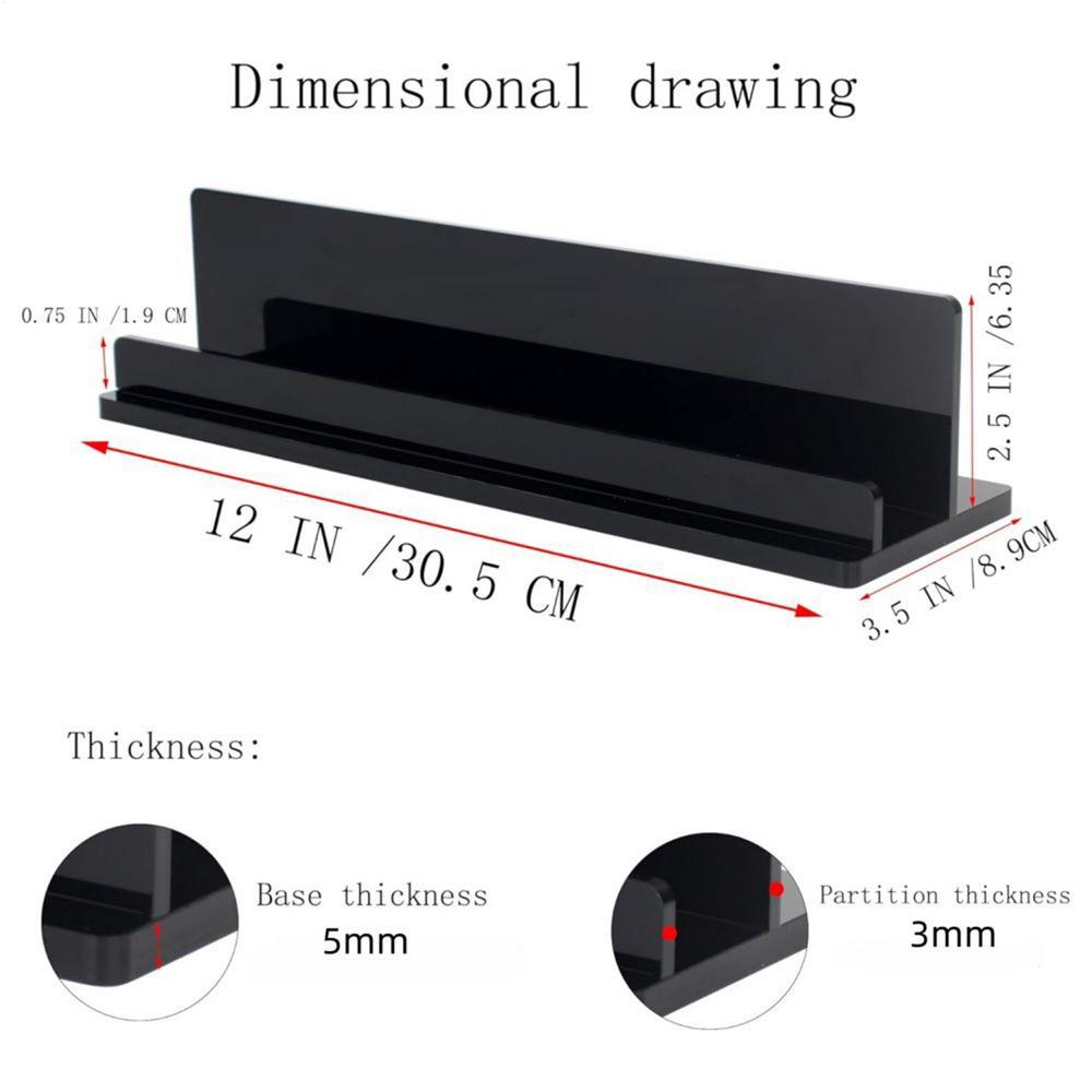

Record Stand Easy Installation LP Organizer Quick Assembly Album Display Rack for Living Room Bedroom Office Shops Studio