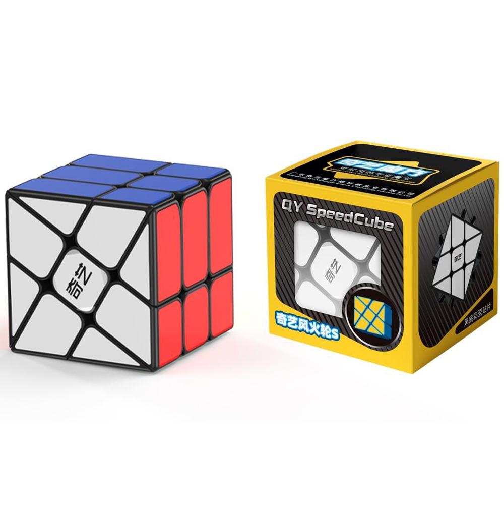 [JudyCube] QIYI Cube 3x3 4x4 5x5 Puzzle Black Stickers Magic Cube Education Learnning Cubo Magico Toys For Children Kids