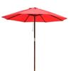 Top Quality 3m Diameter 8 Ribs Umbrella Canopy Replacement Patio Top Cover for Market Outdoor Beach Yard Patio Umbrella