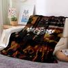New 3D Printed Flannel Blanket Featuring R-RBD band/K-POP Style, Perfect for Home Use, Sofa Beds, or As a Birthday Gift.
