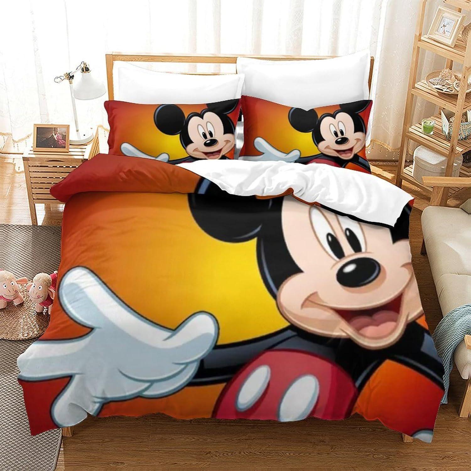 

Home Textile Three-Piece Cartoon Orange Digital Printing Quilt Pillowcase Bedding 90 * 200