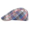 Women's Plaid Square Newsboy Hat Beret Spring and Summer Duckbill Hat Vintage British Sunshade Breathable Forward Hat Adjustable Size