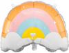 Rainbow Foil Balloon, 55X40Cm, Mix