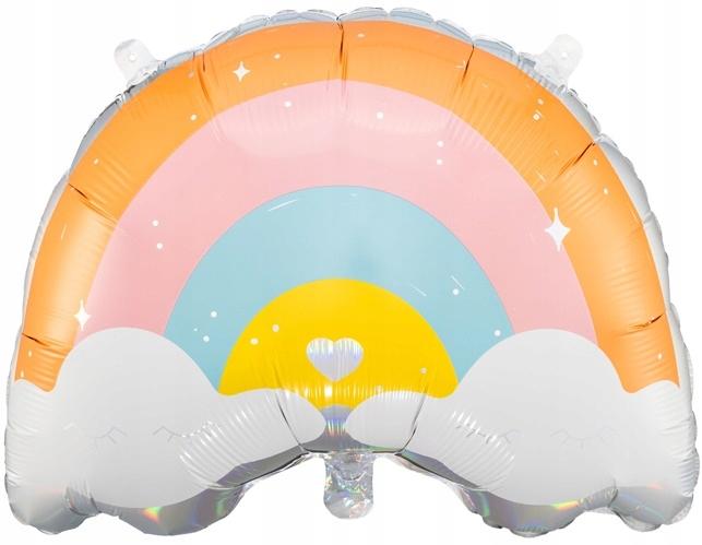 Rainbow Foil Balloon, 55X40Cm, Mix
