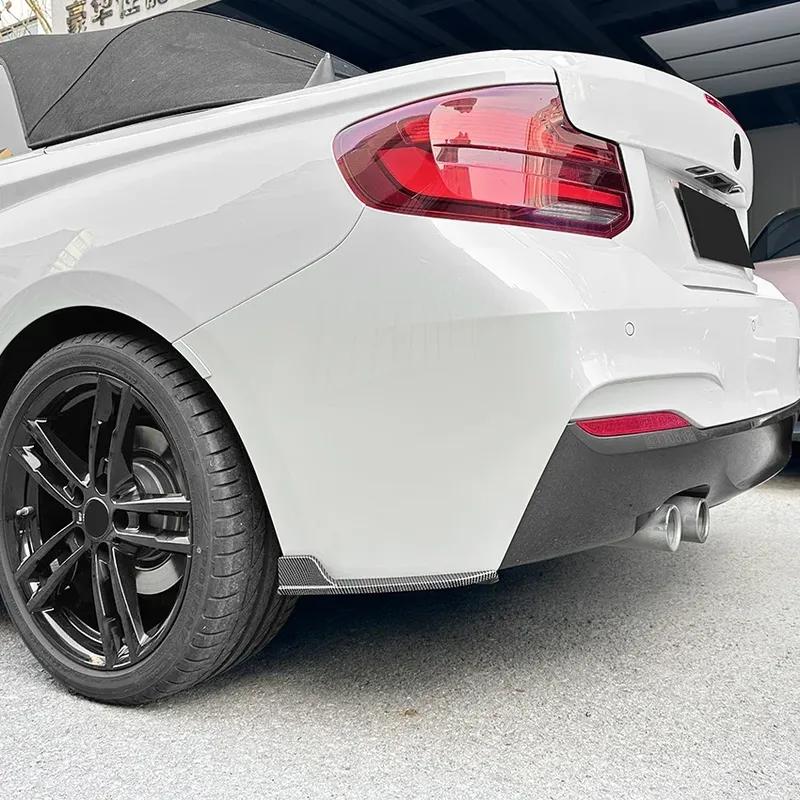 Auto Karosseriekits Carbonfaser ABS Auto Heckstoßstangenlippe Seitendiffusor Spoiler Splitter Für BMW 2er Serie F22 F23 M Sport 2015-