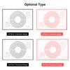 Silicone Making Baking Mat BBQ Mat with Clear Scale Design Washable Rotatable for Home Kitchen Daily Use