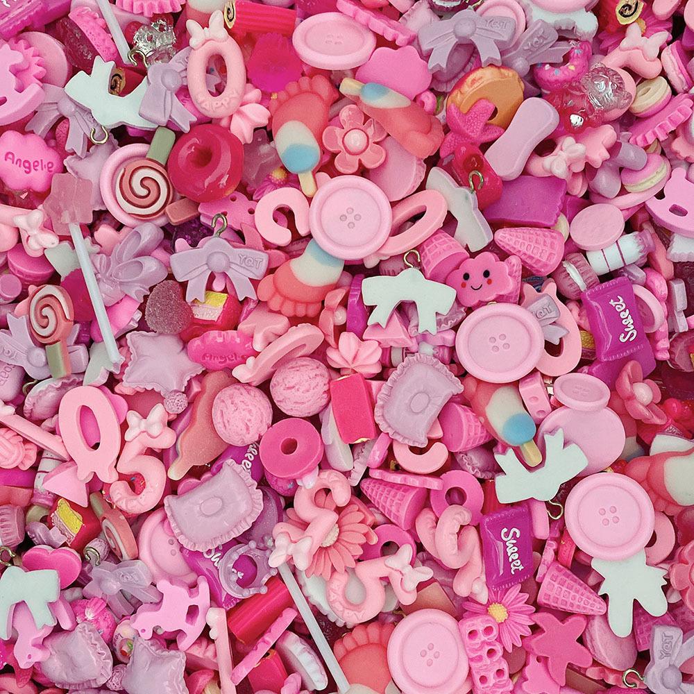 

Набор для творчества: украшения и чехлы для телефонов из фиолетовой смолы ручной работы Pack of 10