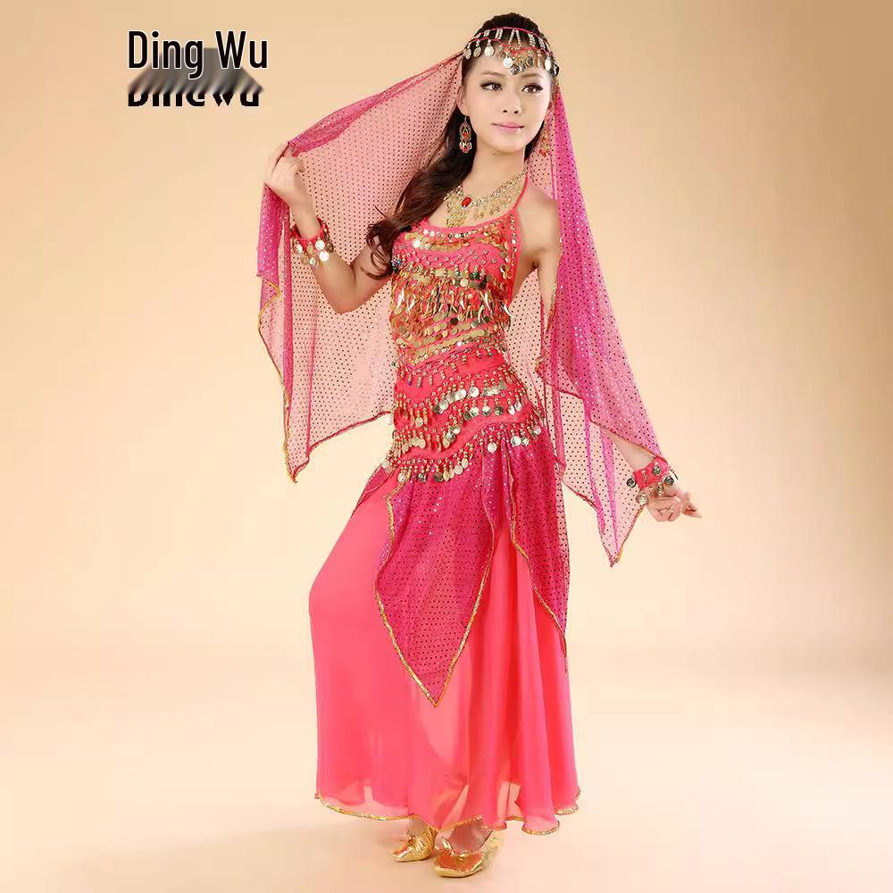 Women's Adult Belly Dance Costume Set - Little Chili Bra & Skirt