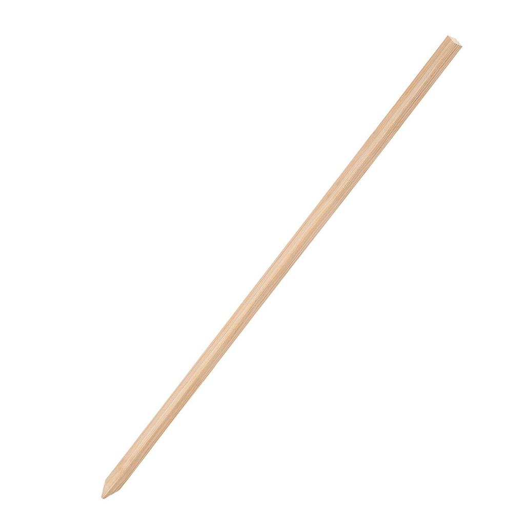 Wooden Garden Stakes, 25 Pcs 19.05×19.05×1219.2 Mm Survey Grading Stakes, Garden Ground Stake with Sharp Point, Fir Wood Plant Support Stake, Sign
