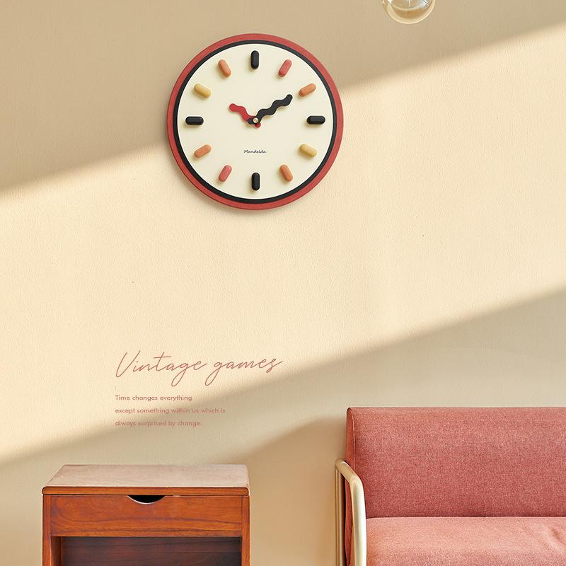 Cream Style Decoration Wall Clocks Living Room Electronic Elegant Silent Wall Clocks Silent Luxury Home Decor Duvar Saati