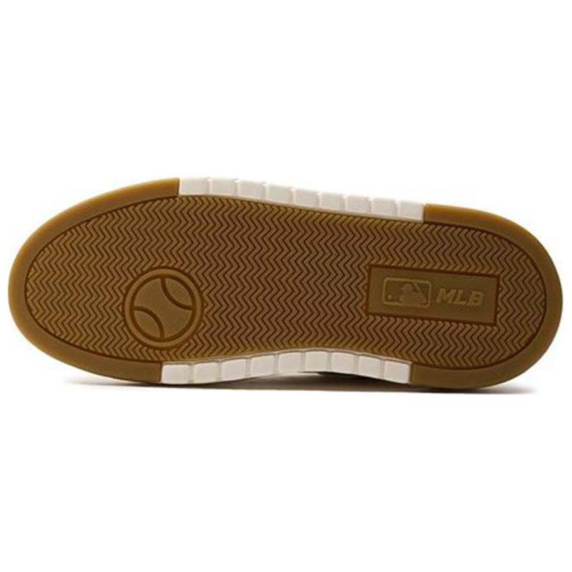 New MLB Chunky Liner Cushioning And Breathable Low top Skateboard Shoes Unisex Gold 3ASXCLB3N-43GOS