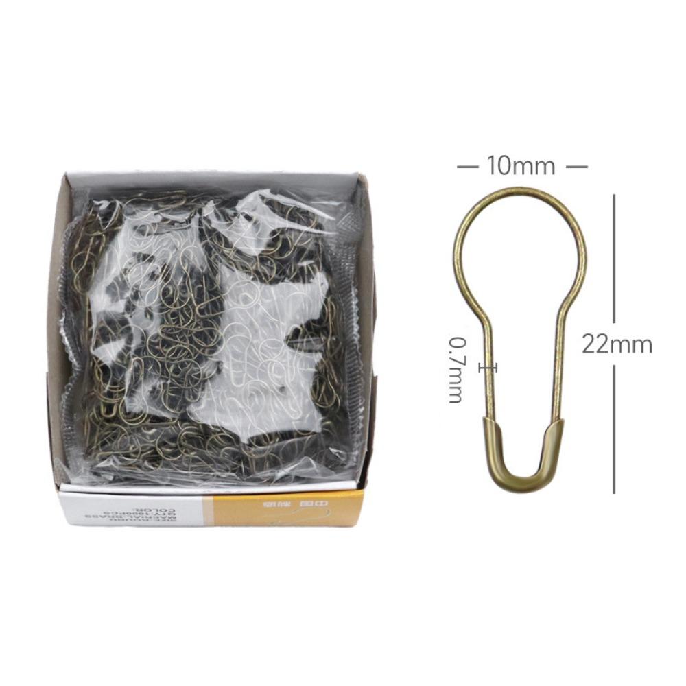 

1000Pcs Gourd Shape Clothing Tag Pins Stainless Steel Hanging Tags Pins Safety Pins Fabric Arts бронзовий