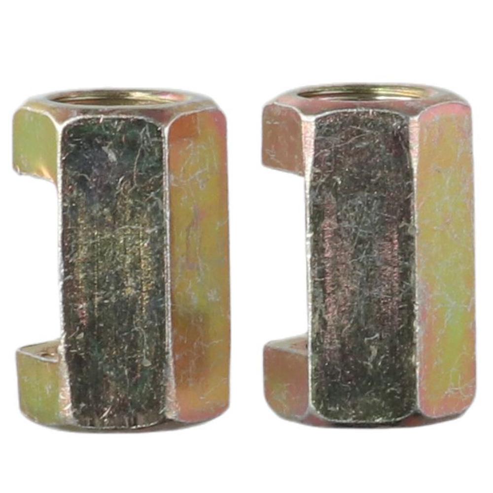 10 Pcs Plating Iron M10 Thread 25mm Coupling Nut Open Nut Parts Chandelier  Ceiling Light