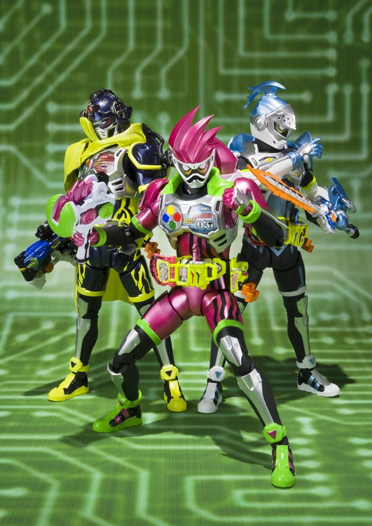 TAMASHII NATIONS Kamen Rider Mighty Action X Beginning Set 145mm Painted Movable Figure S.H.Figuarts Ex-Aid Approx. ABS&PVC