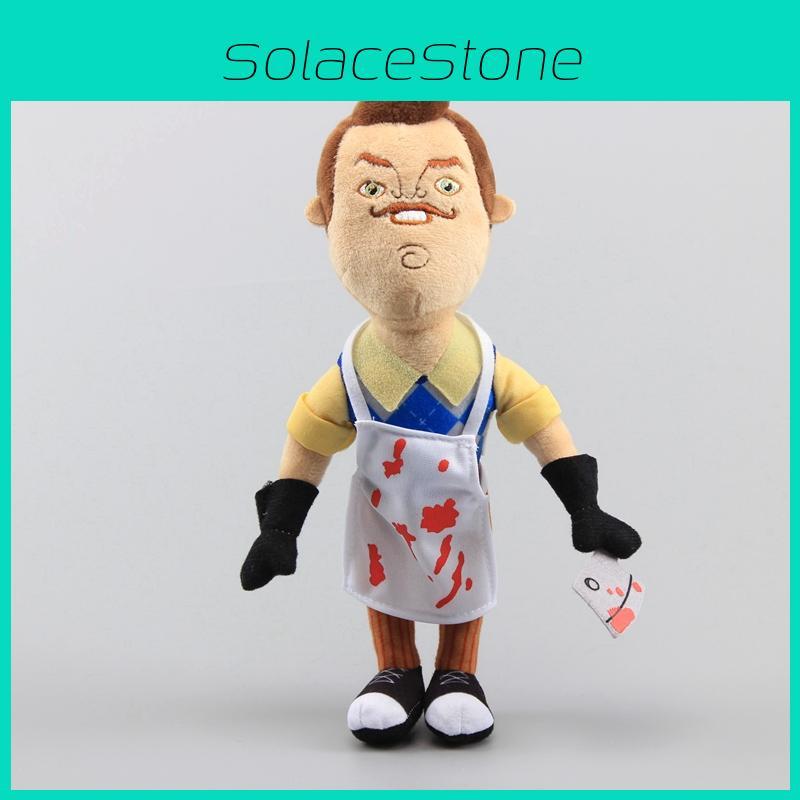 Neighbor Hello 5 Flashlight Butcher Neighbor Plush Figure Toy Doll Stuffed