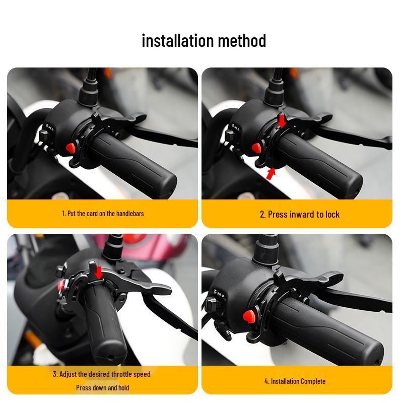 Elektrický zámek plynu jízdního kola: Úsporný posilovač řídítek pro dálkové cestování.