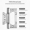2 Stück 304D Edelstahl Türscharniere 4 Zoll Unsichtbar Leise Verdickt 2,5 Lager Hardware Scharnierzubehör für Türen Fenster