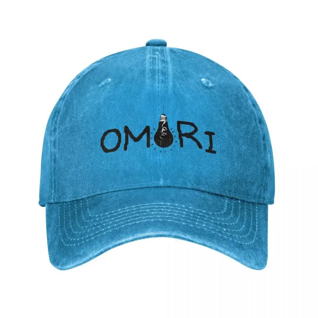 Men Women Omori Game Fans Hats Vintage Distressed Cotton Baseball Cap Adjustable