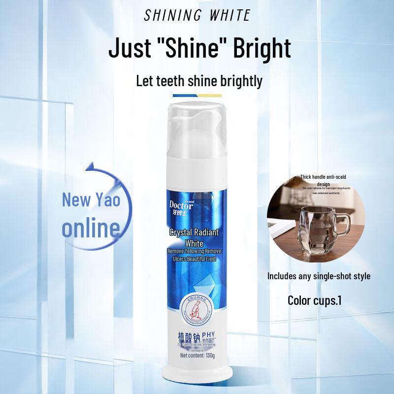 

Dr. Ya Press-Type Whitening Toothpaste Twin Pack