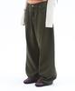 AMES-WORLDWIDE Overfit Cotton Pants Khaki