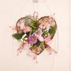 Spring Outdoor Front Door Welcome To The Front Door Flower Wreath, Hanger Decoration, Easter Egg Wreath