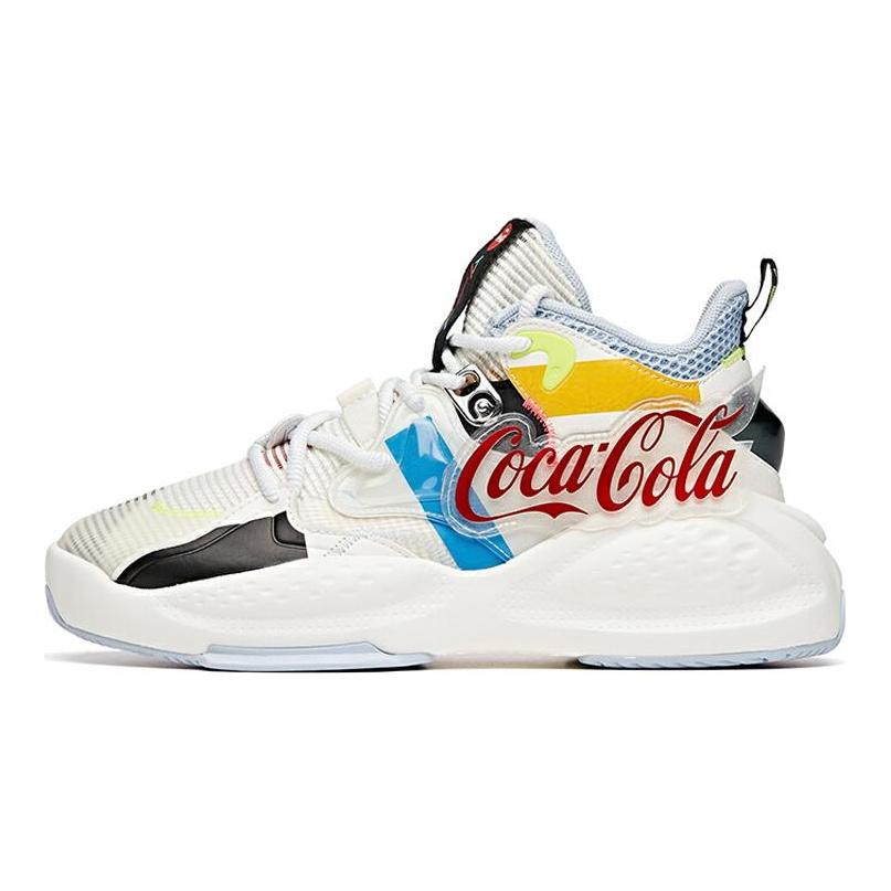 ANTA Badao X Coca Cola Sneakers 'White' 112038085S-3