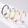 Titanium Steel Magnetic Bracelet Bangle for Men and Women, Copper Magnetic Bangle with Magnets, Adjustable Jewelry Gift