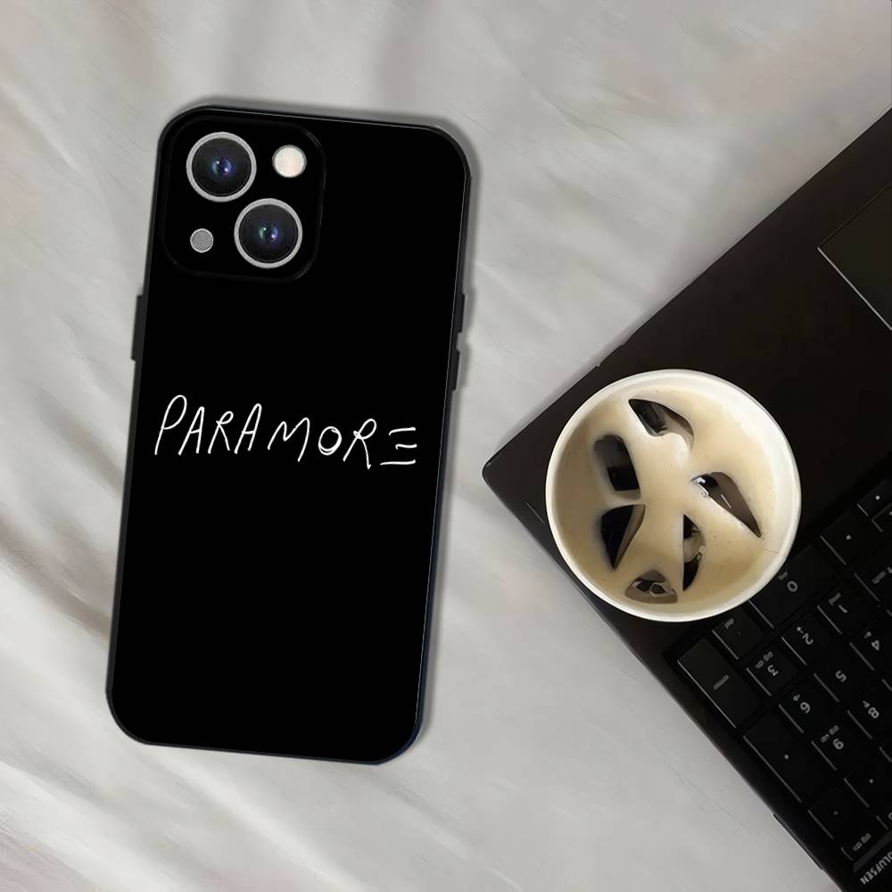 P-ParamoreS Band Black Soft Cover Phone Case For iPhone 17,16,15,14,13,12,11,Pro,XS,Max,XR,Plus,E,SE4,Mini