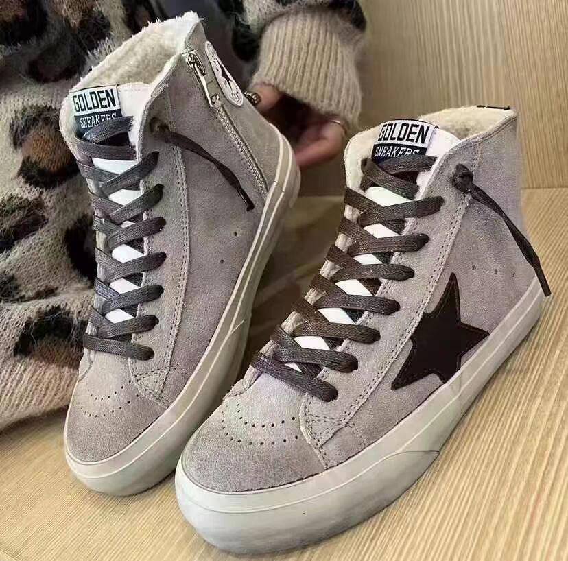 Starboard-Schuhe beliebte vielseitige Plateauschuhe Designgefühl moralischer Trainingsschuhe Damen Winterschuhe Forrest Gump Schuhe Baumwollschuhe