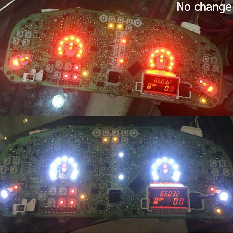 100pcs LED 3528 SMD Car Cluster Gauges Dashboard Instrument panel welding light beads Instruments Panel Light Neo Wedge Bulbs