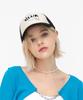 ULUK Heart Font Volume Embroidery Color Block Ball Cap_Black