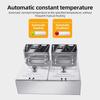 6L Electric Deep Fryer 1200W Automatic Power-off Stainless Steel Electric Fryer 2 - 3 People 3D Surround Heating Air Fryer