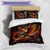 Germany Football Printed Bedding 3 Piece Set Cozy Breathable Bed Cover Set as Housewarming Holiday Gift