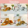 Plush Tiger Stuffed Animal Realistic Soft Toy Pp Cotton Filling Hug Pillow