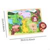 Wooden Jigsaws Puzzle Early Learning Toy Sturdy Developmental Montessori Toys for Baby 1 2 3 Year