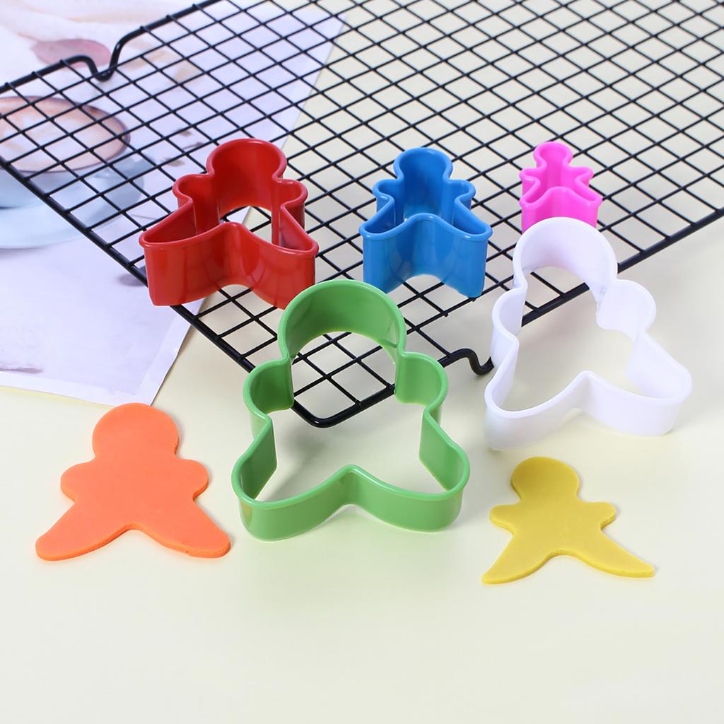 Random Color Shape Gingerbread Cookie Cutter Mold Cake Baking Frame Tools Pastry Accessories Christmas Decorations Kitchenware