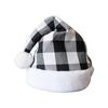Adult Cosplay Santa Hat Comfortable Hat Traditional Lattice Pattern Christmas Santa Hat for Adult New Year Presents