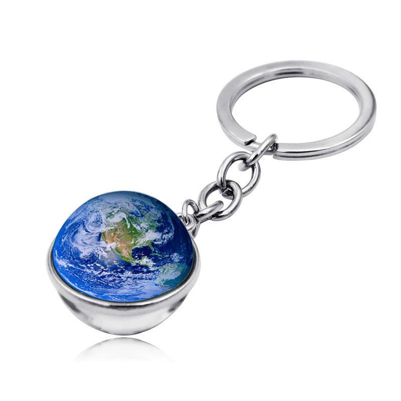 

Двойной Галактический Планета Стеклянный Шар Брелок Декоративный Подарочный Аксессуар Style L