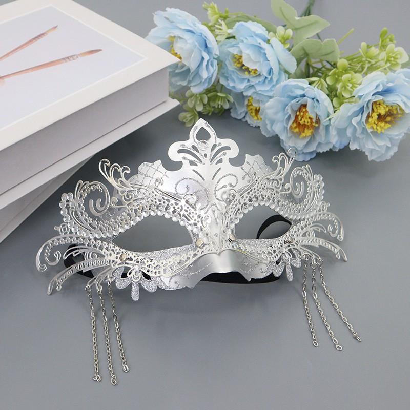 Half Face Mask Venetian Masquerade Party Decor Halloween Costume Accessory